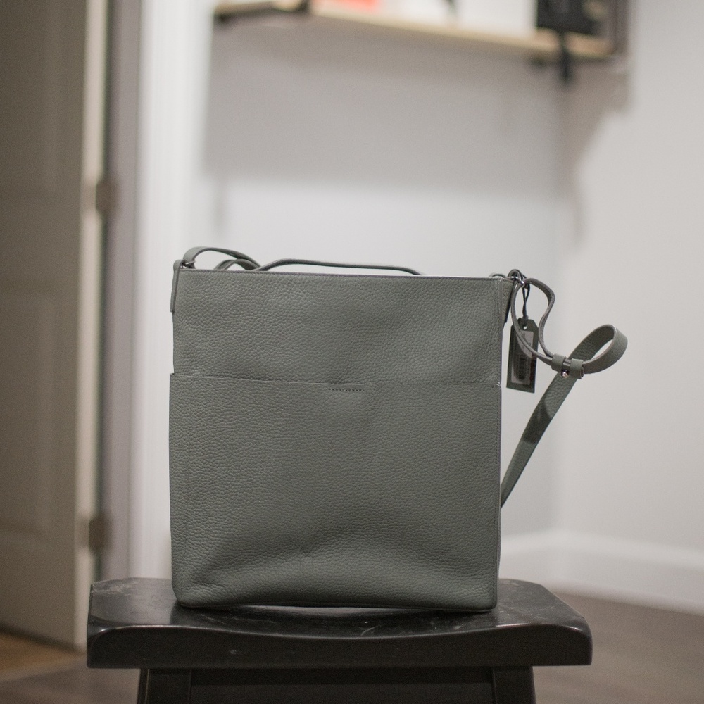 All Saints Leather Tote